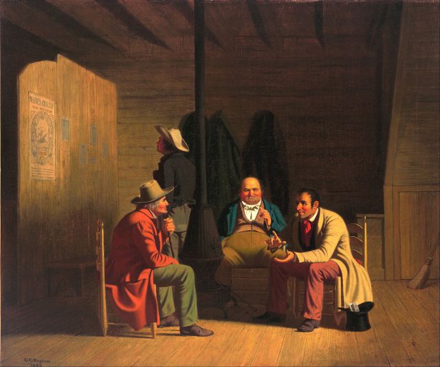 Country Politician, 1849, oil on canvas, 51.8 x 61cm, Fine Arts Museums of San Francisco