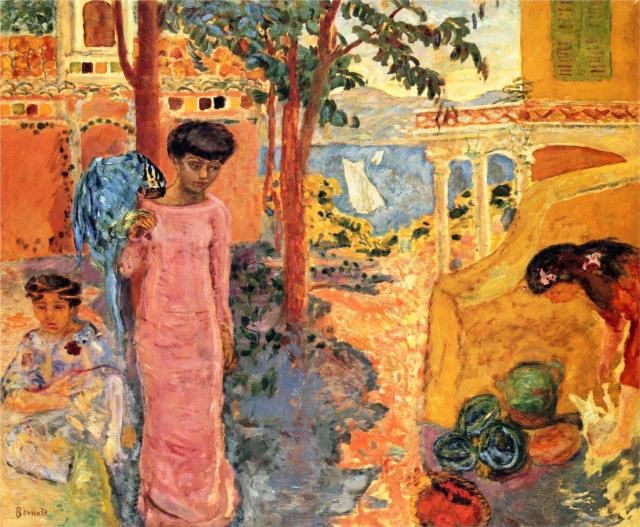 Girl With Parrot, 1910, oil on canvas, 104 x 122 cm, Private Collection