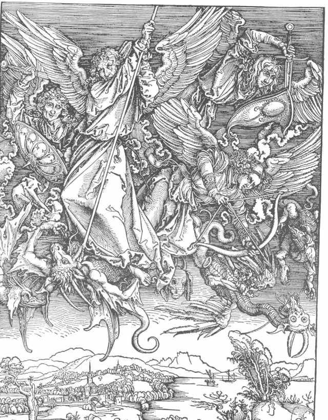 Saint Michael Fighting the Dragon, ca. 1497, Staatliche Kunsthalle Karlsruhe, Germany